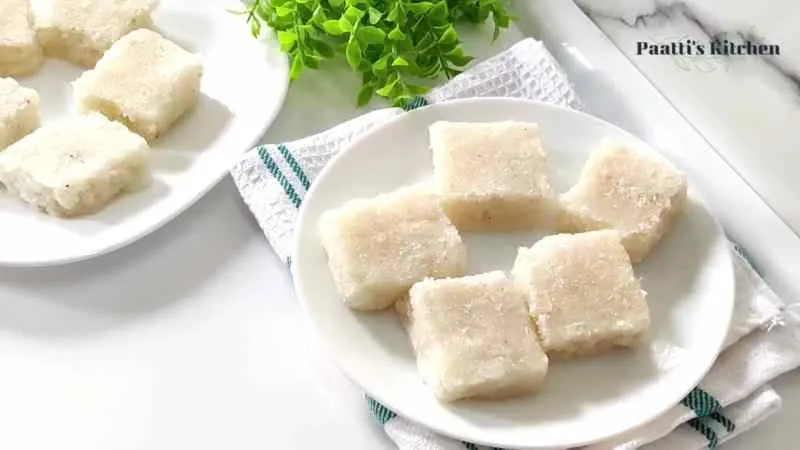 coconut barfi