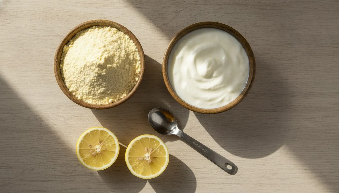 Besan and Yogurt Scalp Cleansing Mask