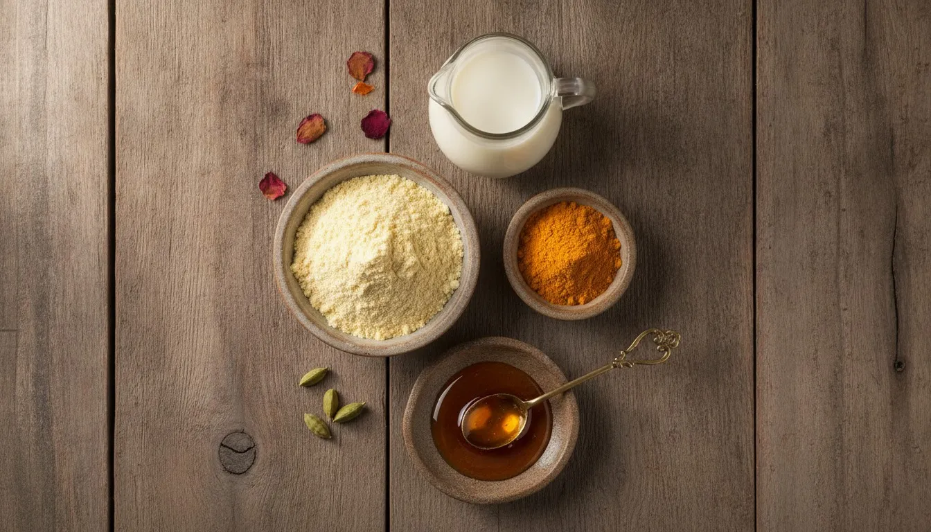 Besan and Turmeric Ubtan