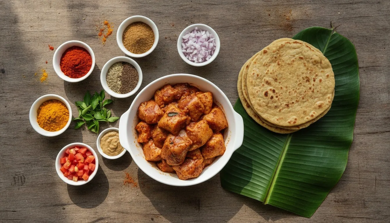 Chicken Kizhi Parotta