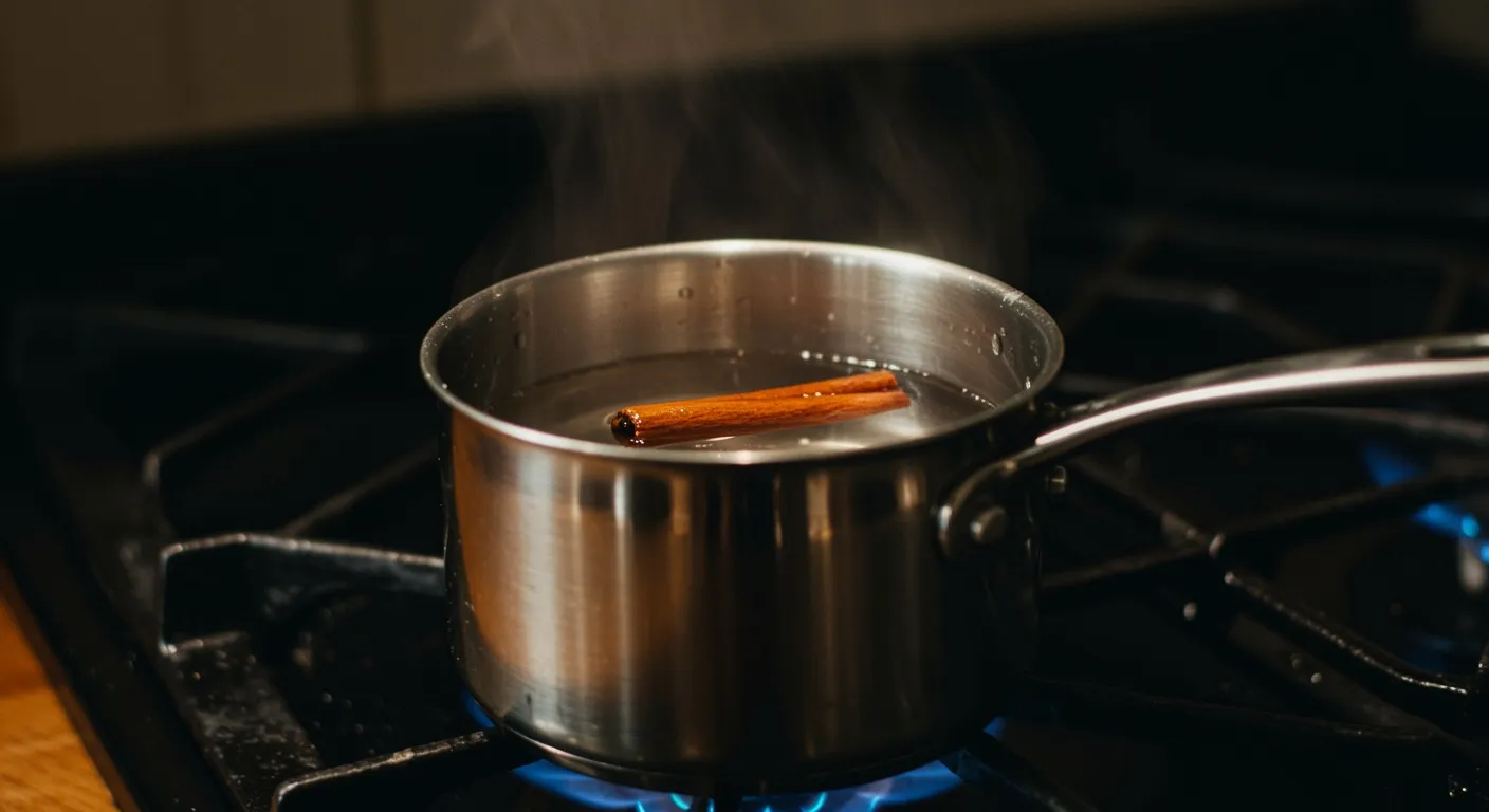 Cinnamon and Honey Tea preparation