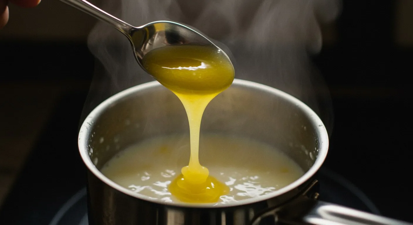 Bedtime Ghee and Warm Milk preparation