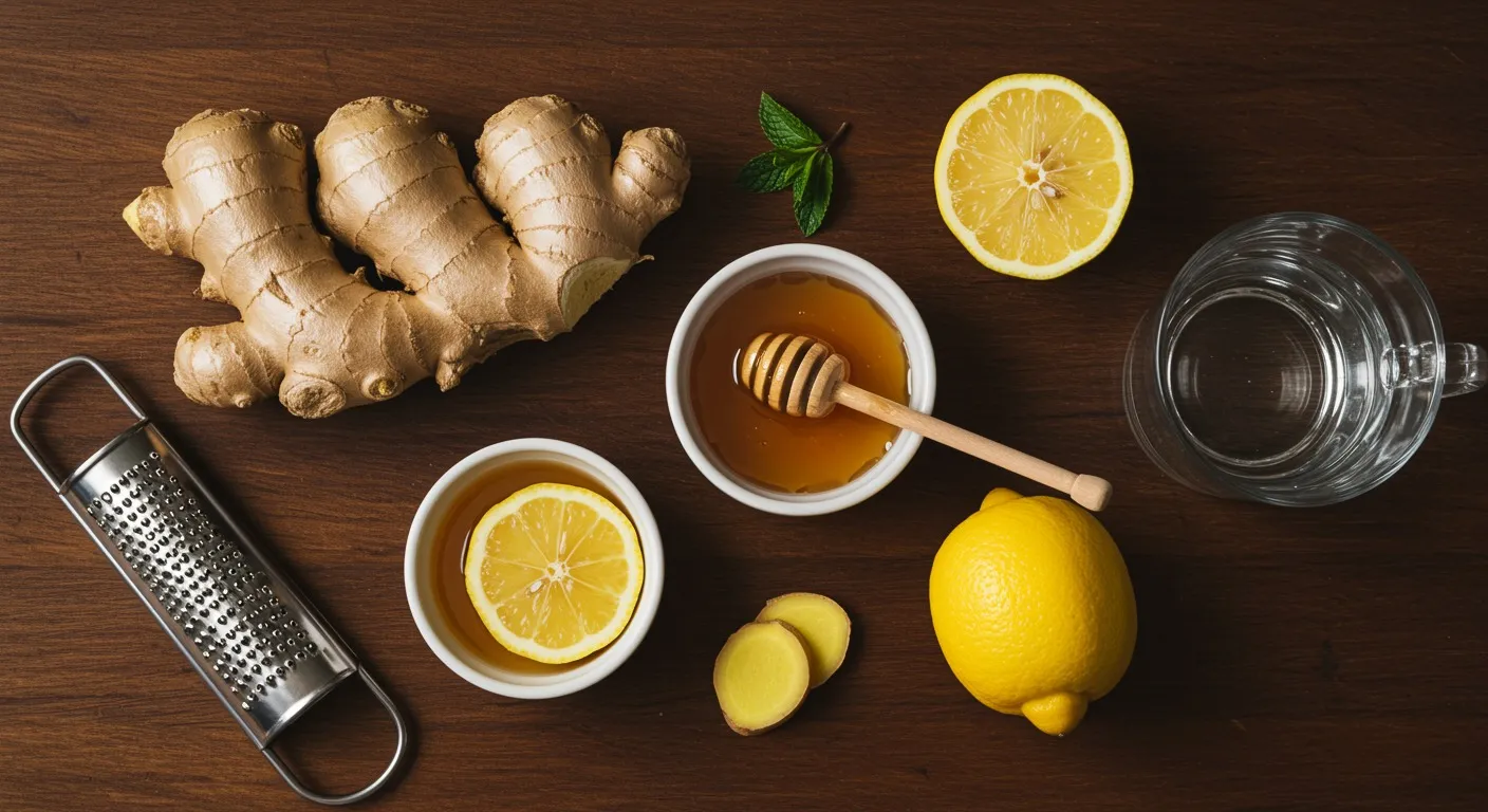 Fresh Ginger Digestive Tea
