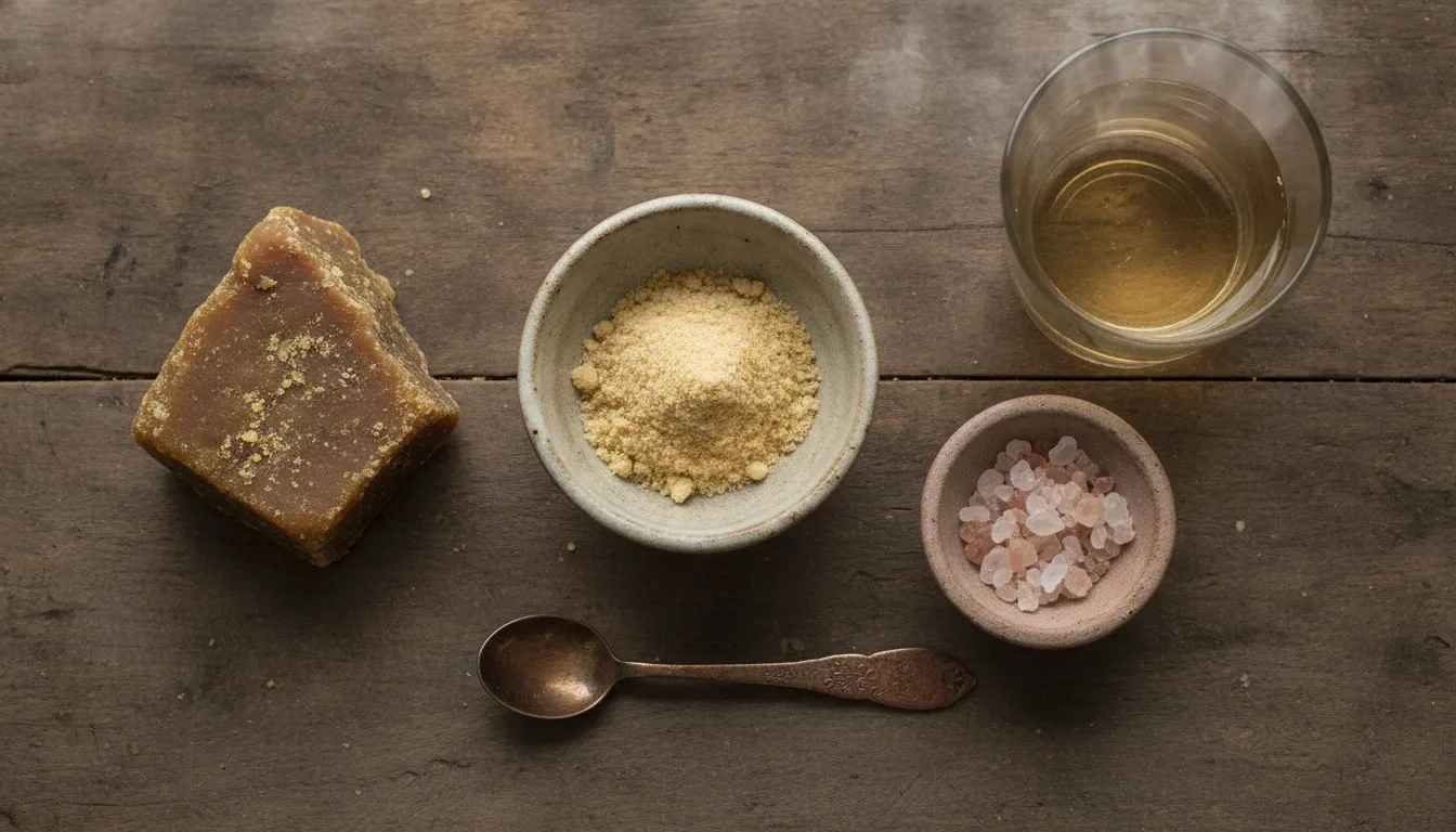Jaggery and Rock Salt Hiccup Spoon