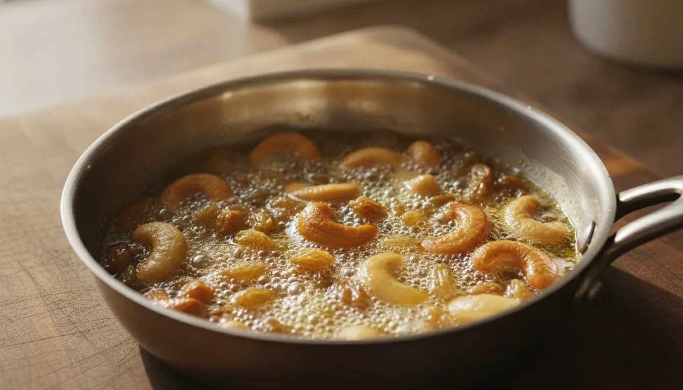 Kalkandu Sadam cooking step