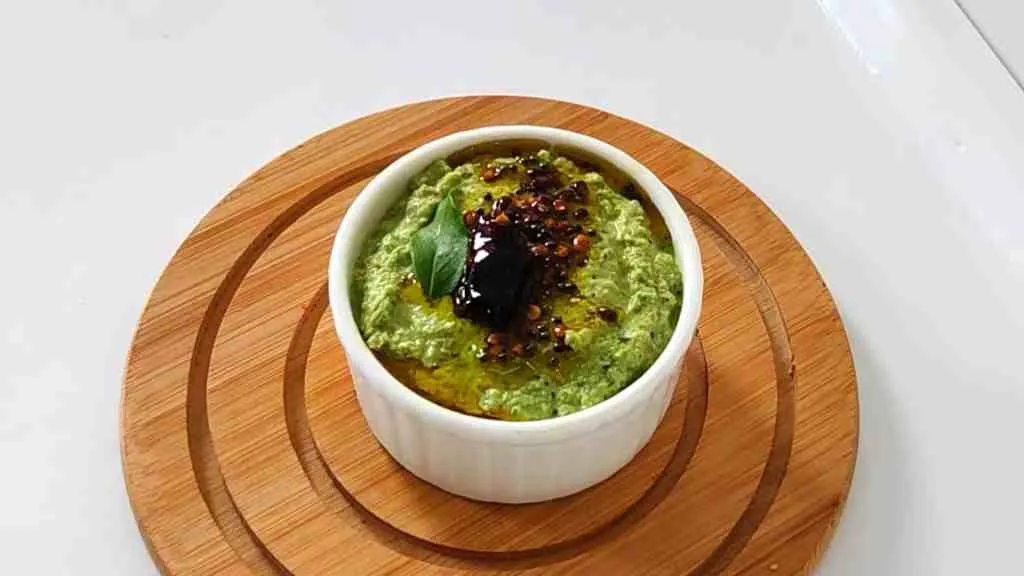Green coconut chutney for dosa recipe