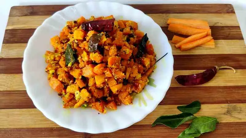 Carrot Poriyal Recipe