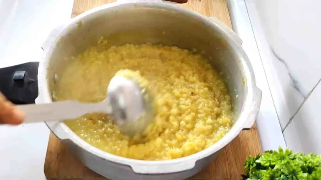 Cooked Rice and Dal