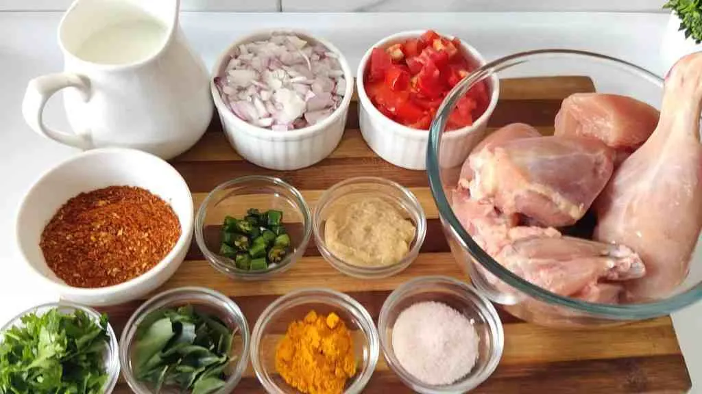 South Indian chicken curry