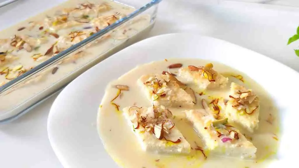 Rasmalai with Ricotta Cheese Recipe