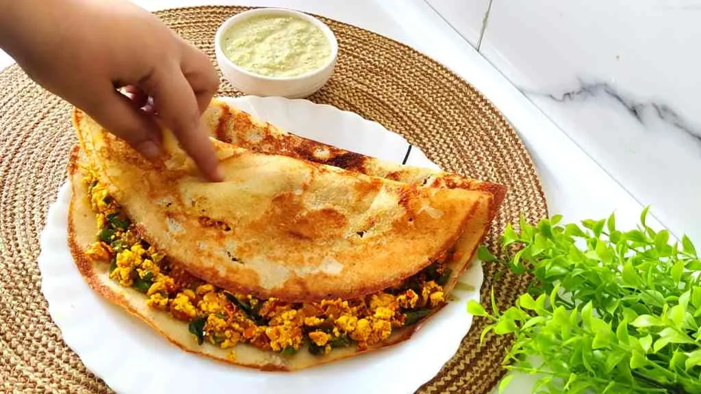 Quick and Simple Paneer Dosa Recipe