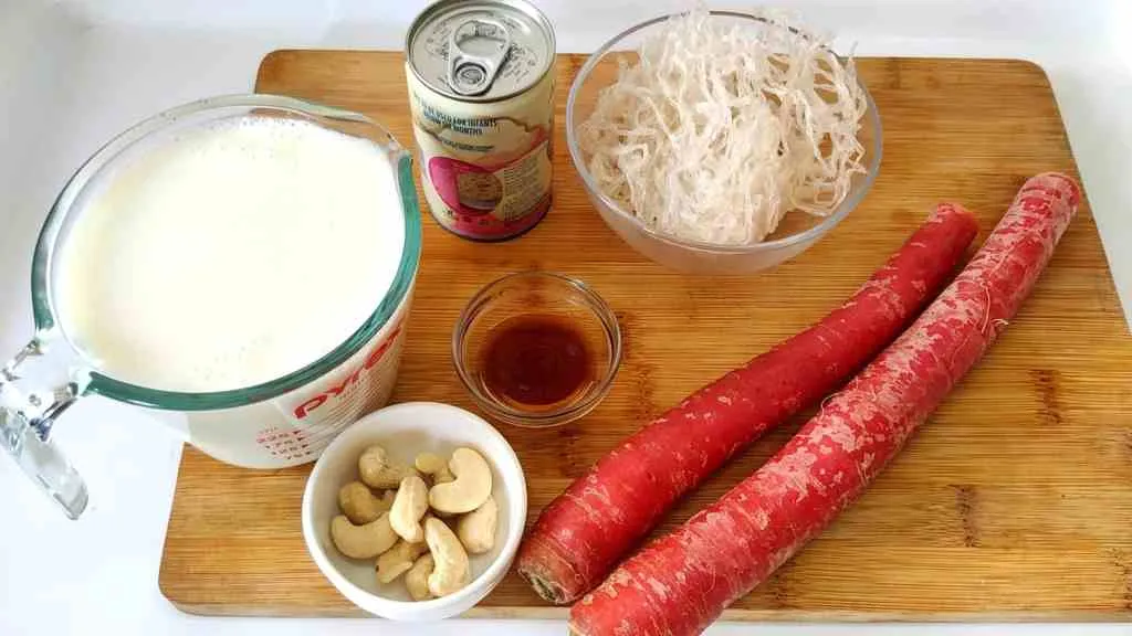 Indian carrot pudding