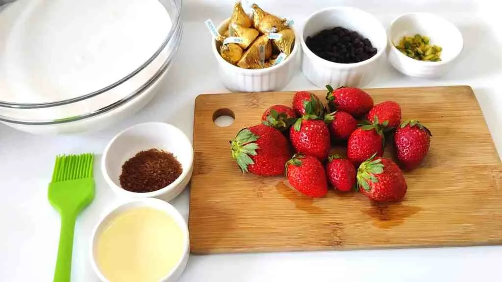 Chocolate Strawberry Idli