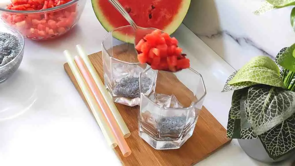 Watermelon Milk Sharbat Recipe