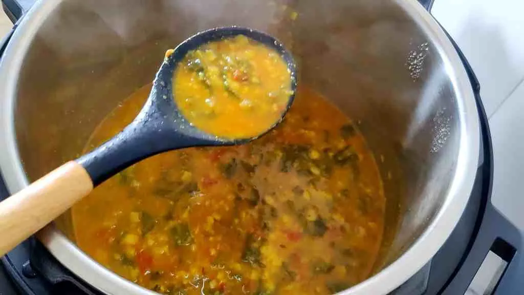Instant Pot Dal Palak