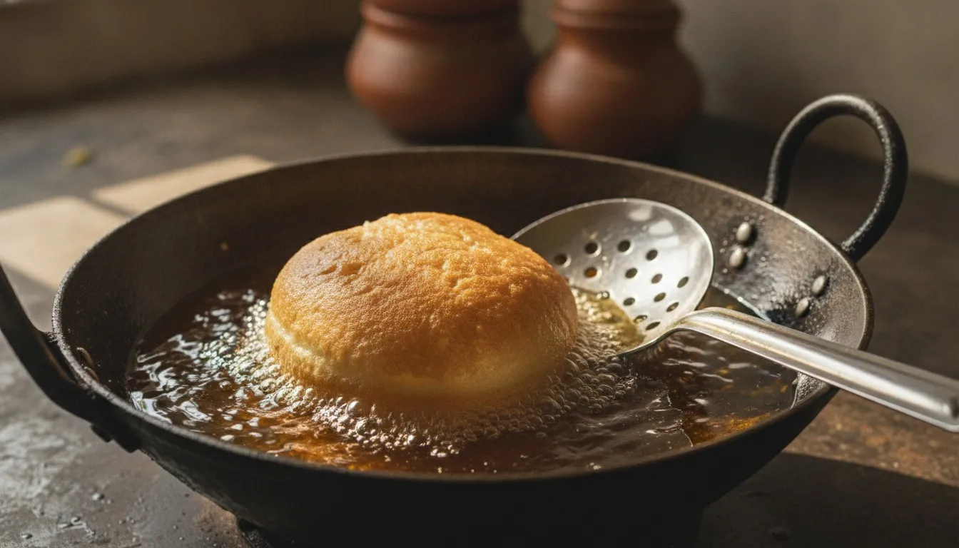 Mangalore Buns (Sweet Banana Puri) cooking step