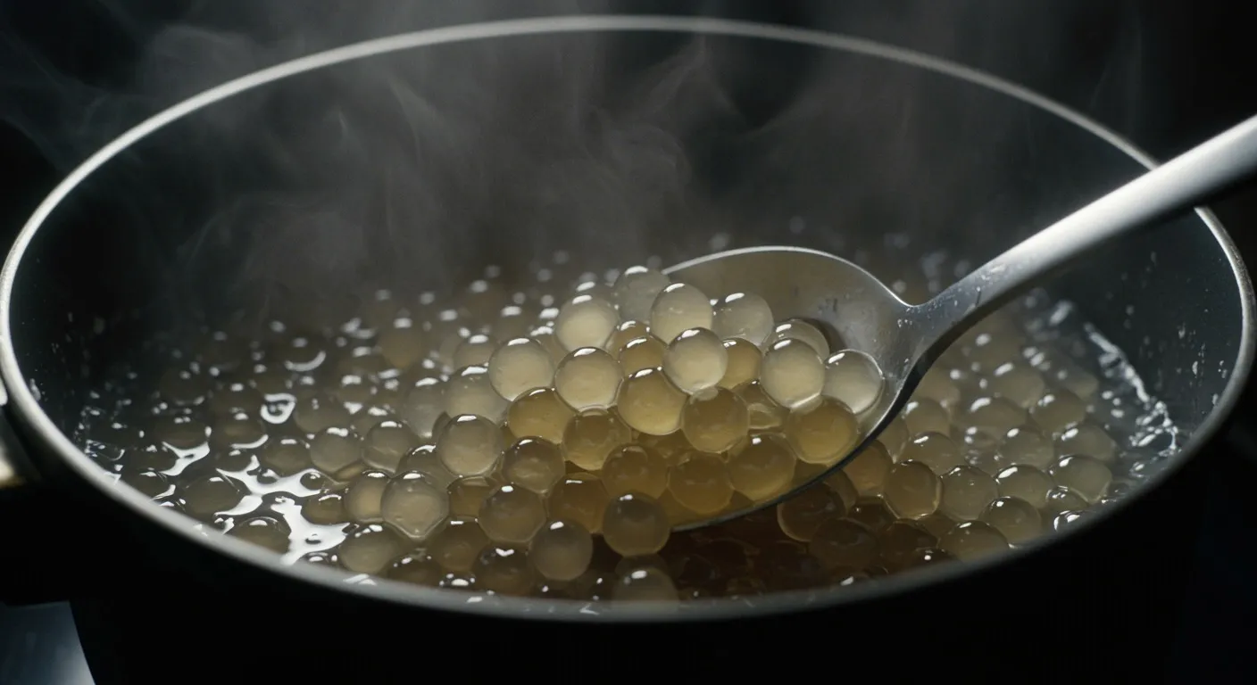 Mango Sago cooking step