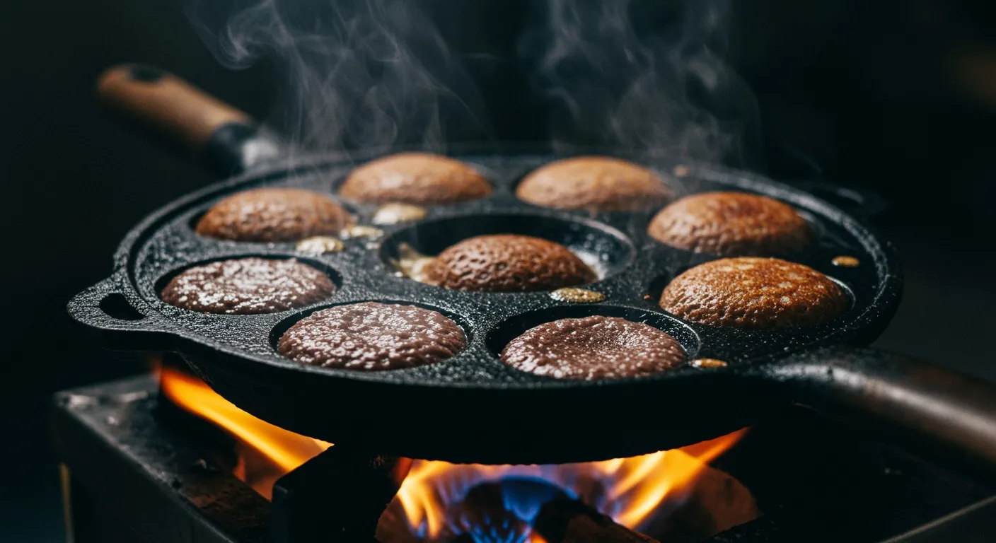 Ragi Kuzhi Paniyaram cooking step
