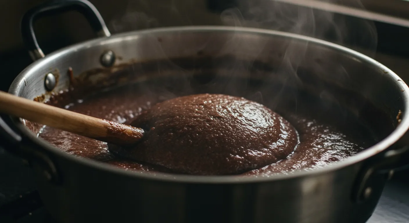 Karnataka Ragi Mudde cooking step