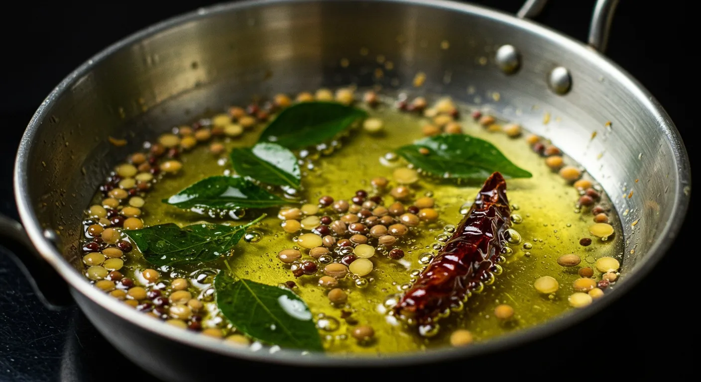 Raw Mango Kosambari cooking step