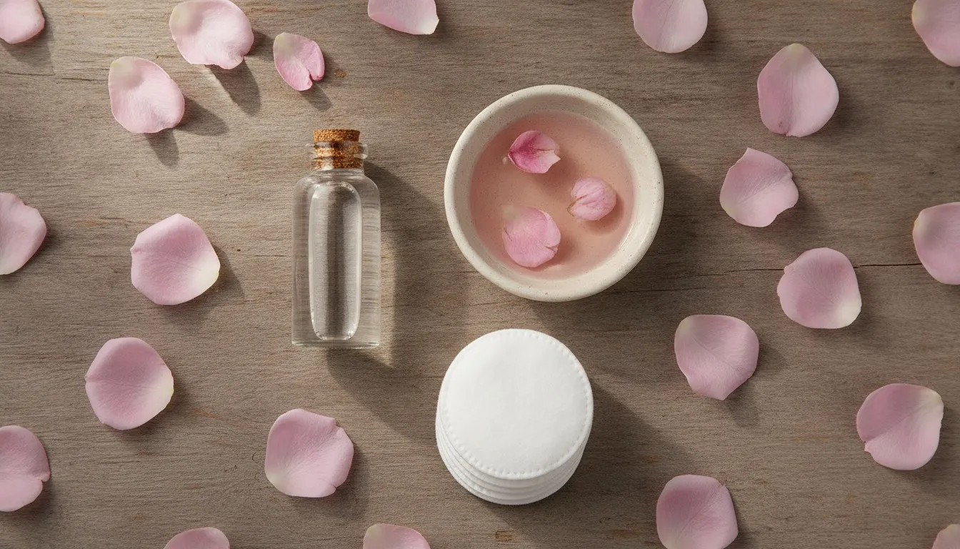 Chilled Rose Water Eye Compress