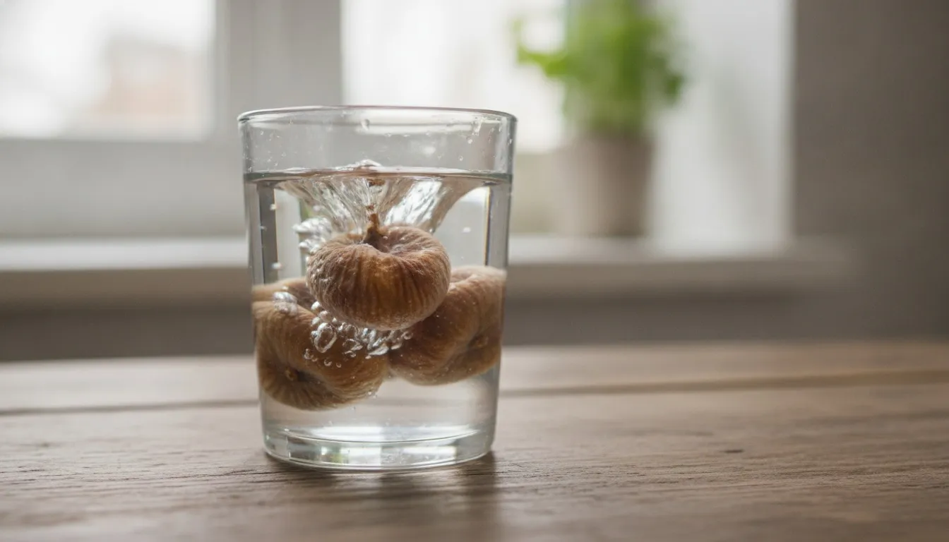 Overnight Soaked Fig Digestive preparation