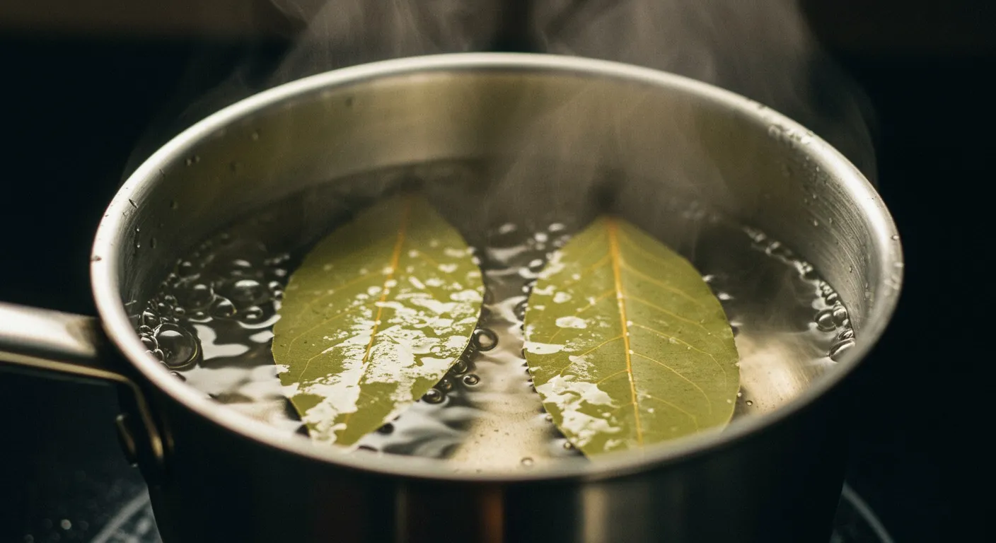 Tej Patta (Indian Bay Leaf) Digestive Decoction preparation