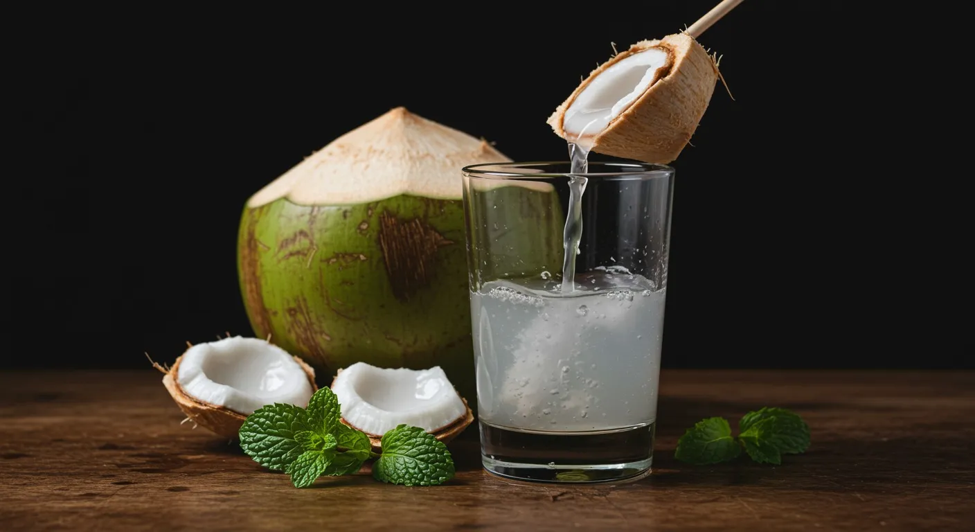Fresh Tender Coconut Cooler preparation