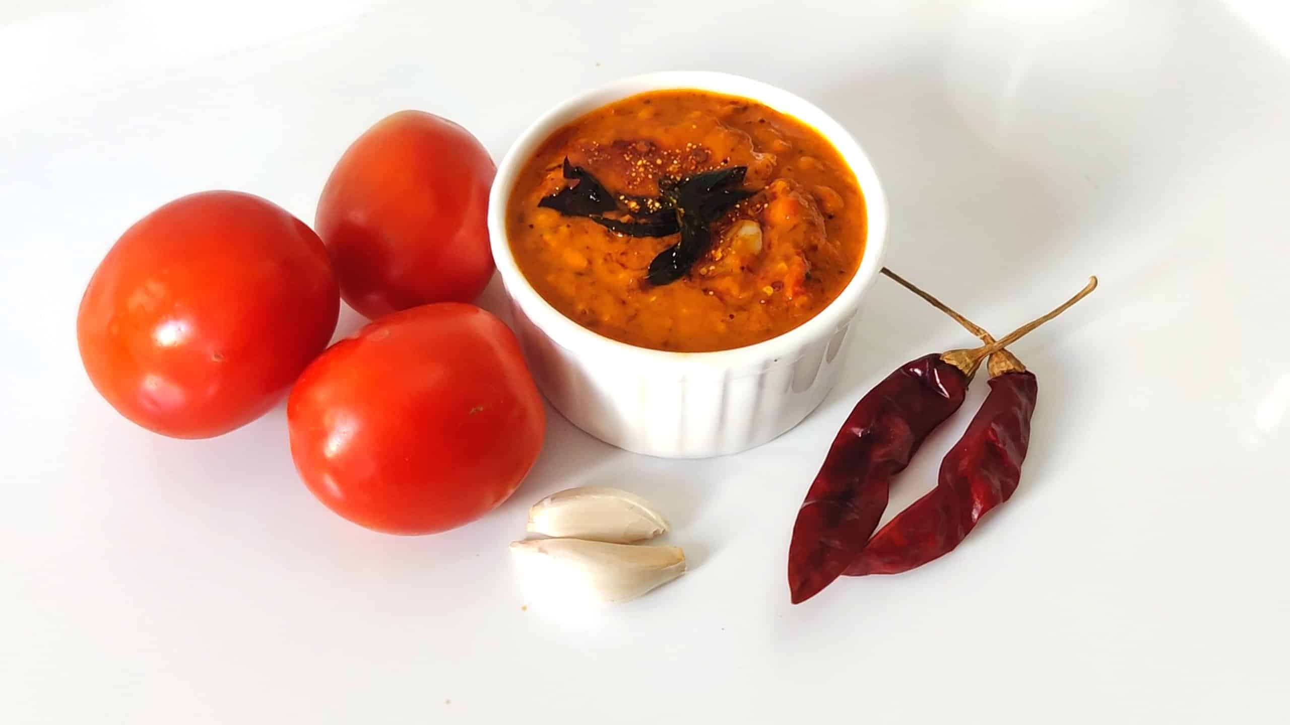 Simple Tomato Chutney Recipe (So Good!) Paatti's Kitchen
