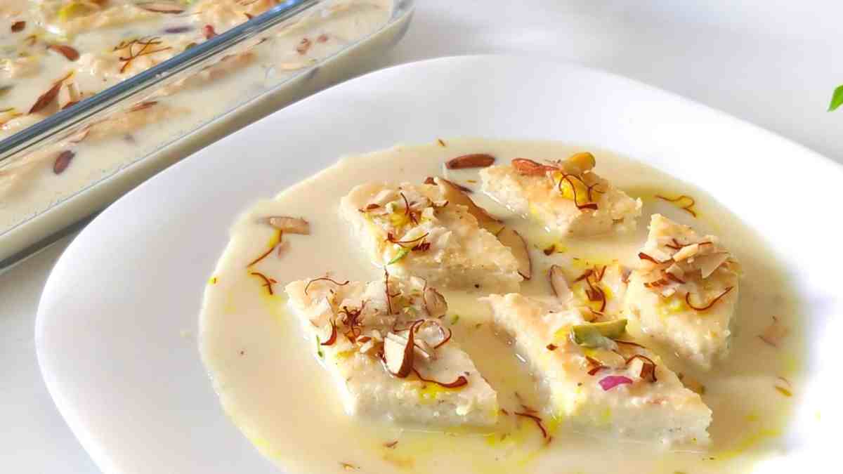 Rasmalai with Ricotta Cheese Recipe Paatti's Kitchen
